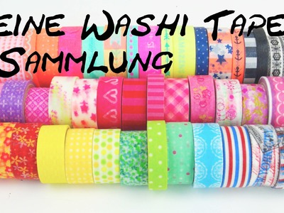 WASHI Tape Sammlung. Collection Haul. Meine Washi Tape Klebeband Ideen DIY | deutsch