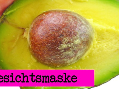 Gesichtsmaske Beauty DIY. Avocado Maske selber machen ganz einfach. Gegen Pickel und Mitesser