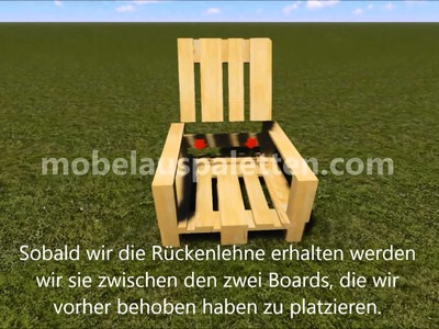 Gartensessel von Paletten