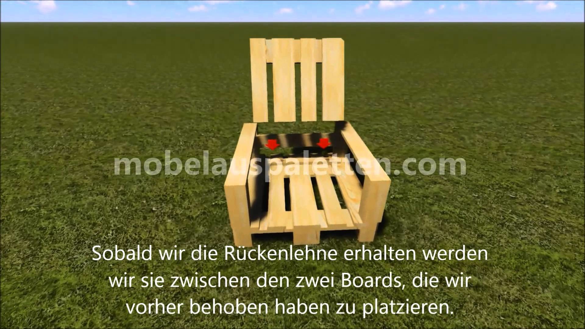 Gartensessel von Paletten