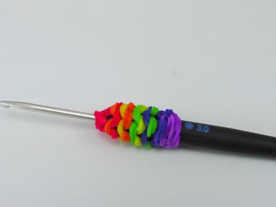 Loom Bands Häkelnadel. Rainbow Loom Crochet Hook Grip. Häkelnadel verschönern deutsch