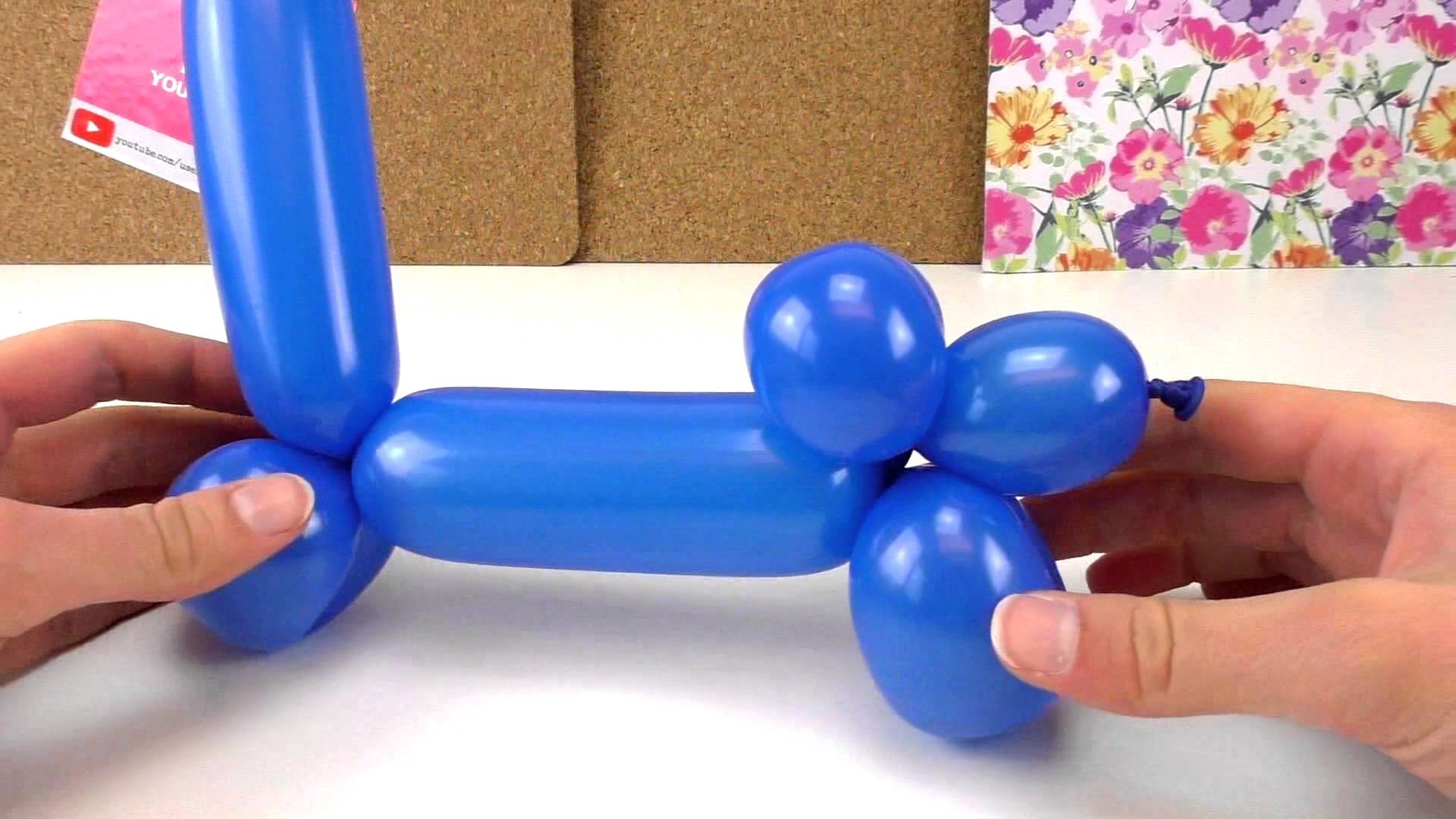 Party Tiere aus Ballons formen. Ballon Hund Formen. Ballontiere. Balloon Animals | deutsch