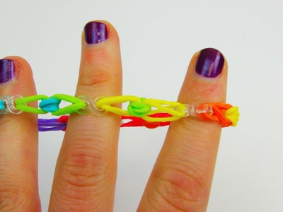 Rainbow Loom S-Clip Bracelet. Armband S- Clip mit Perlen Anleitung mit Häkelnadel | deutsch