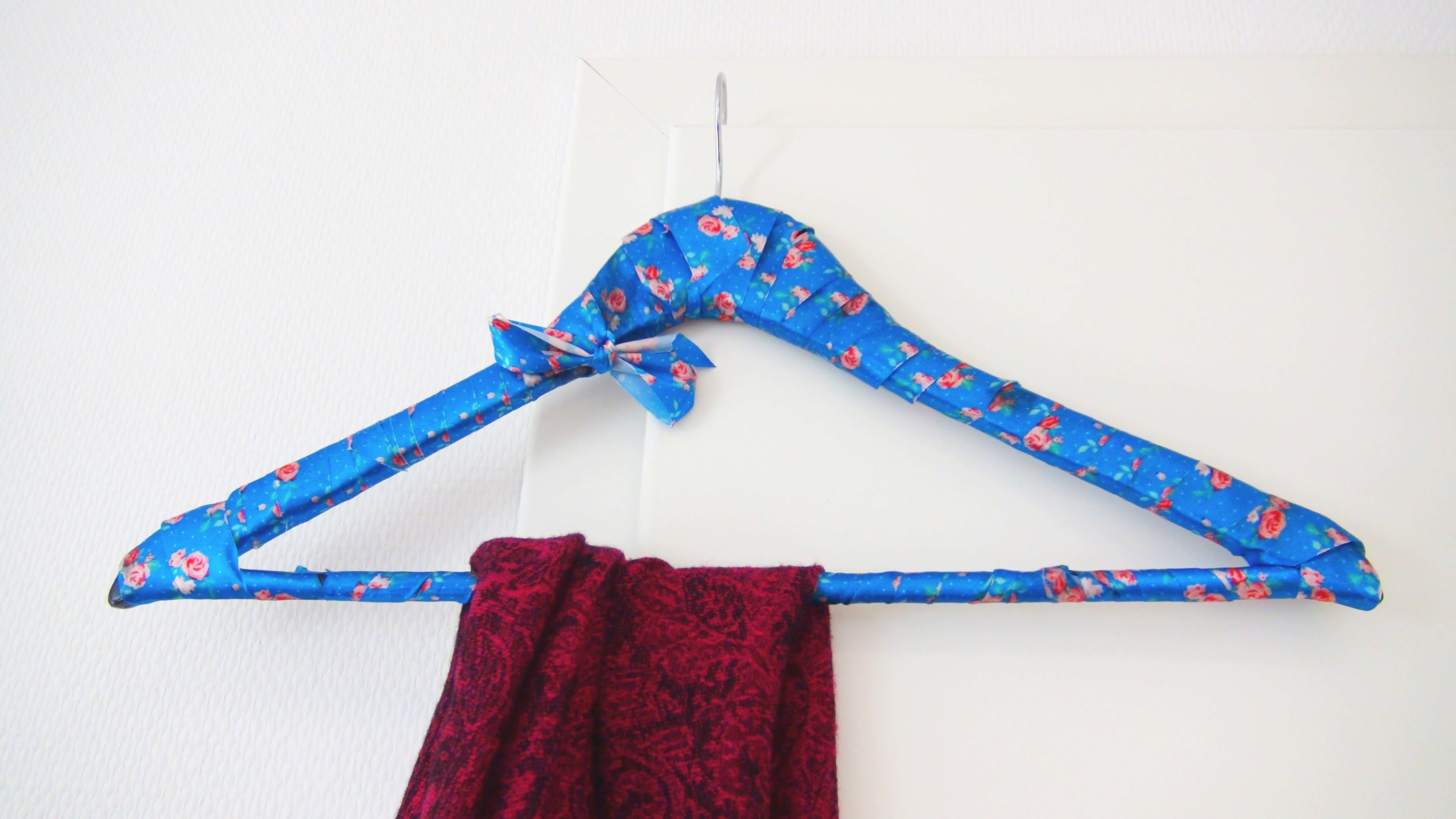 Kleiderbügel DIY | Kleiderbügel ganz einfach verschönern | Upcycling Clothes Hanger Tutorial