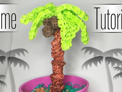 Rainbow Loom - 3D Palme  mit Kokosnuss