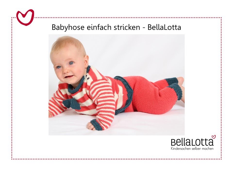 Babyhose einfach stricken - mit BellaLotta
