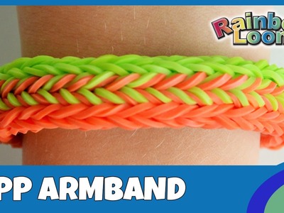 Rainbow Loom Zipp-Armband mit MonsterTail - deutsche Anleitung