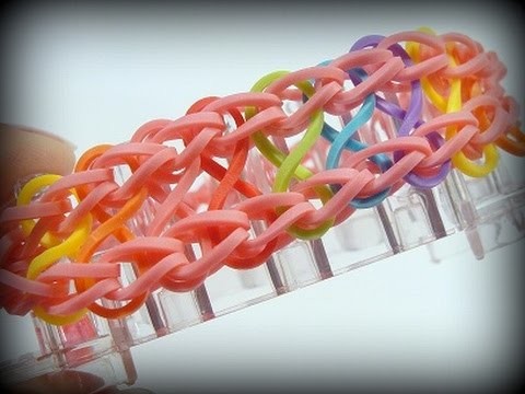 Loom Bands Infinity Armband mit Rainbow Loom (deutsche Anleitung)