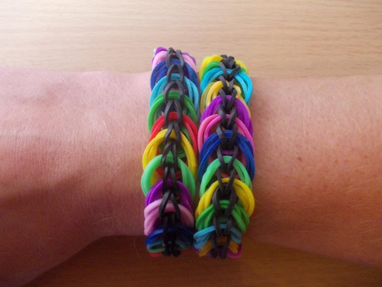 Rainbow Loom Bands Anleitung deutsch Spiralen Armband - Rubber Bandz bracelet tutorial