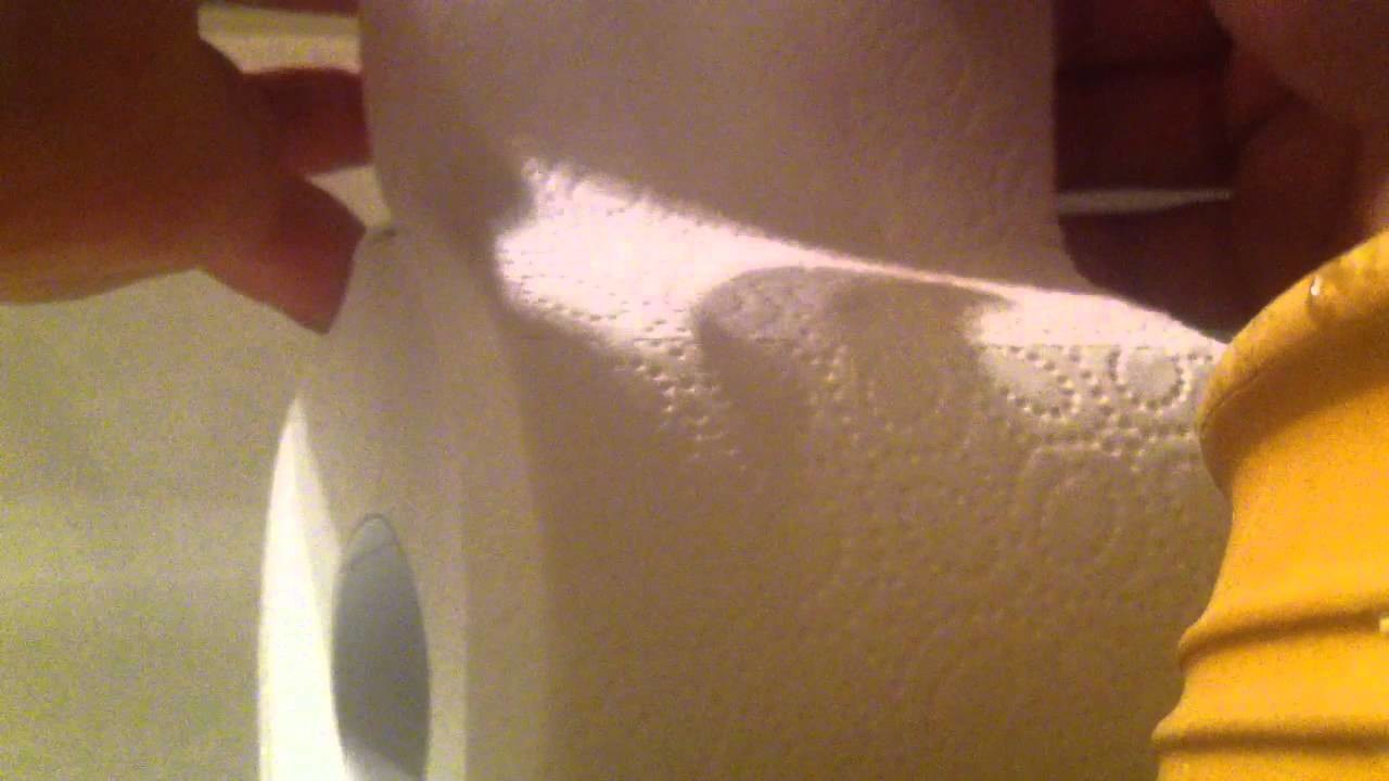 Toilettenpapier falten - Klopapierenden falten