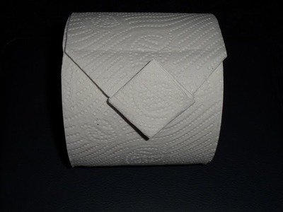 Toilettenpapier Origami falten Diamant fold diamand
