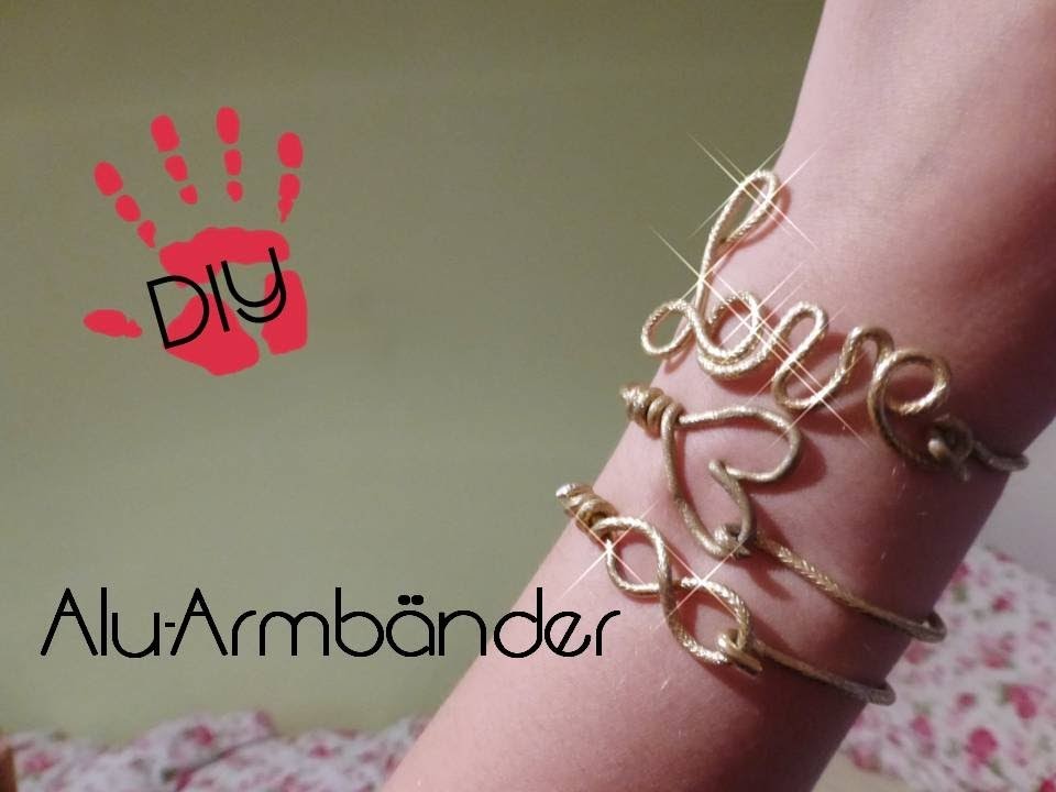 DIY Armbänder. Armcandy LOVE INFINITY HERZ Armband selbermachen