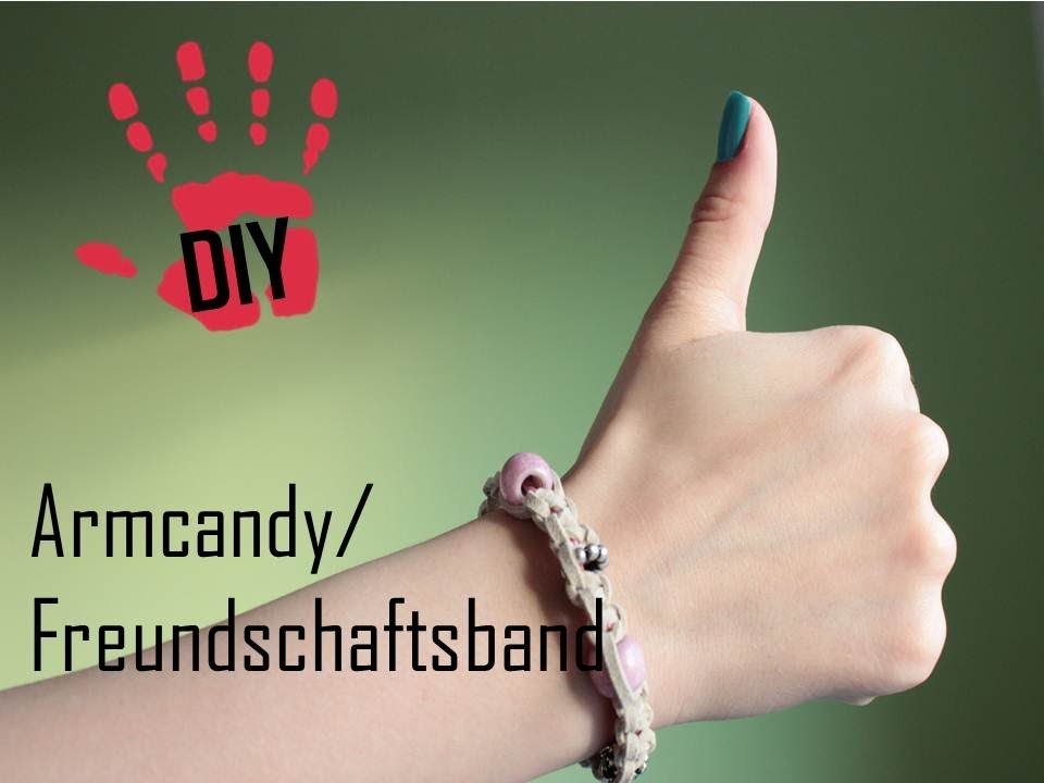 DIY- Armcandy.Freundschaftsband in "Nude-Tönen"