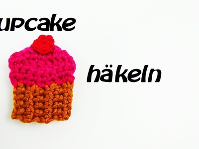 Häkeln Cupcake - als Magnet oder Aufnäher - Sehr Süß!
