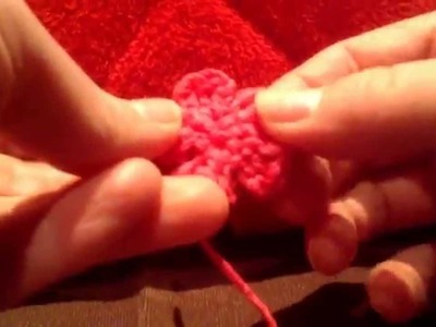 Kleine Blüten häkeln - crochet little flowers