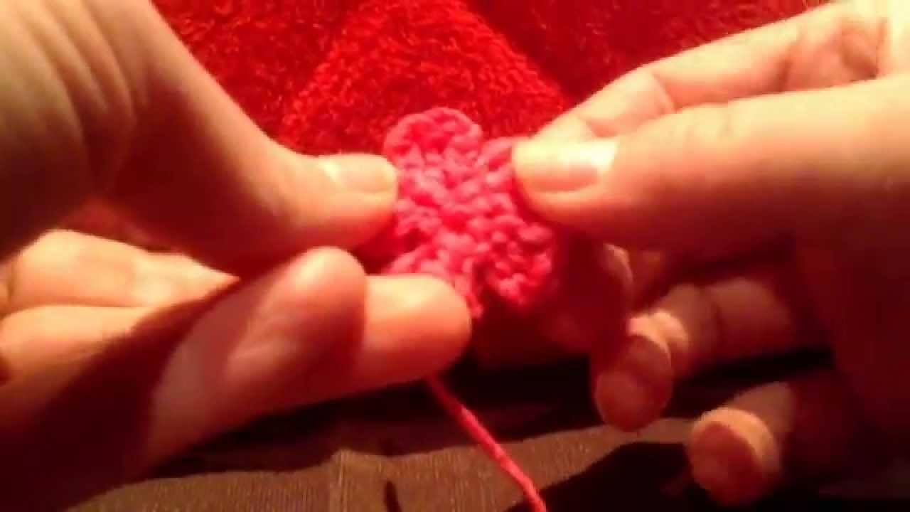 Kleine Blüten häkeln - crochet little flowers