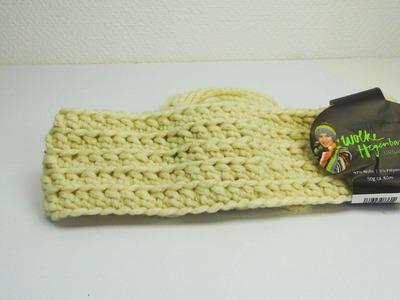 Häkeln Stirnband Winter beige tolles Muster DIY Crochet Pattern