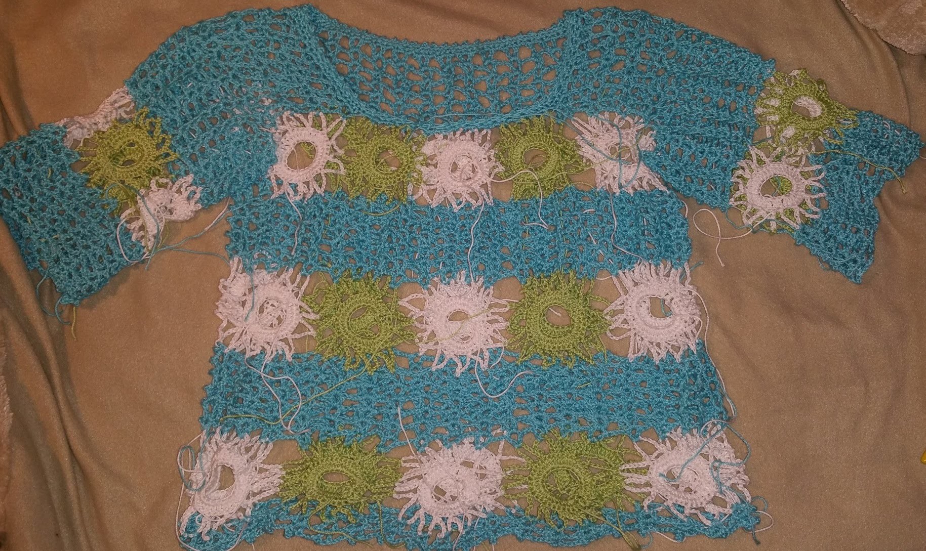 Sommershirt Claudia Filli Crochet Granny # Häkeln mit Yve
