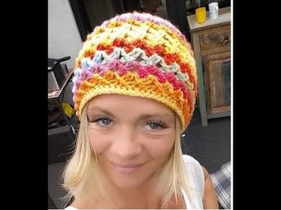 Crochat Mütze  Biggi WendeMütze # Häkeln mit Yve