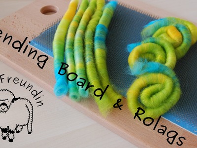 Kardierbrett - Blending Board DIY & Rolags herstellen (Wolle Spinnen)
