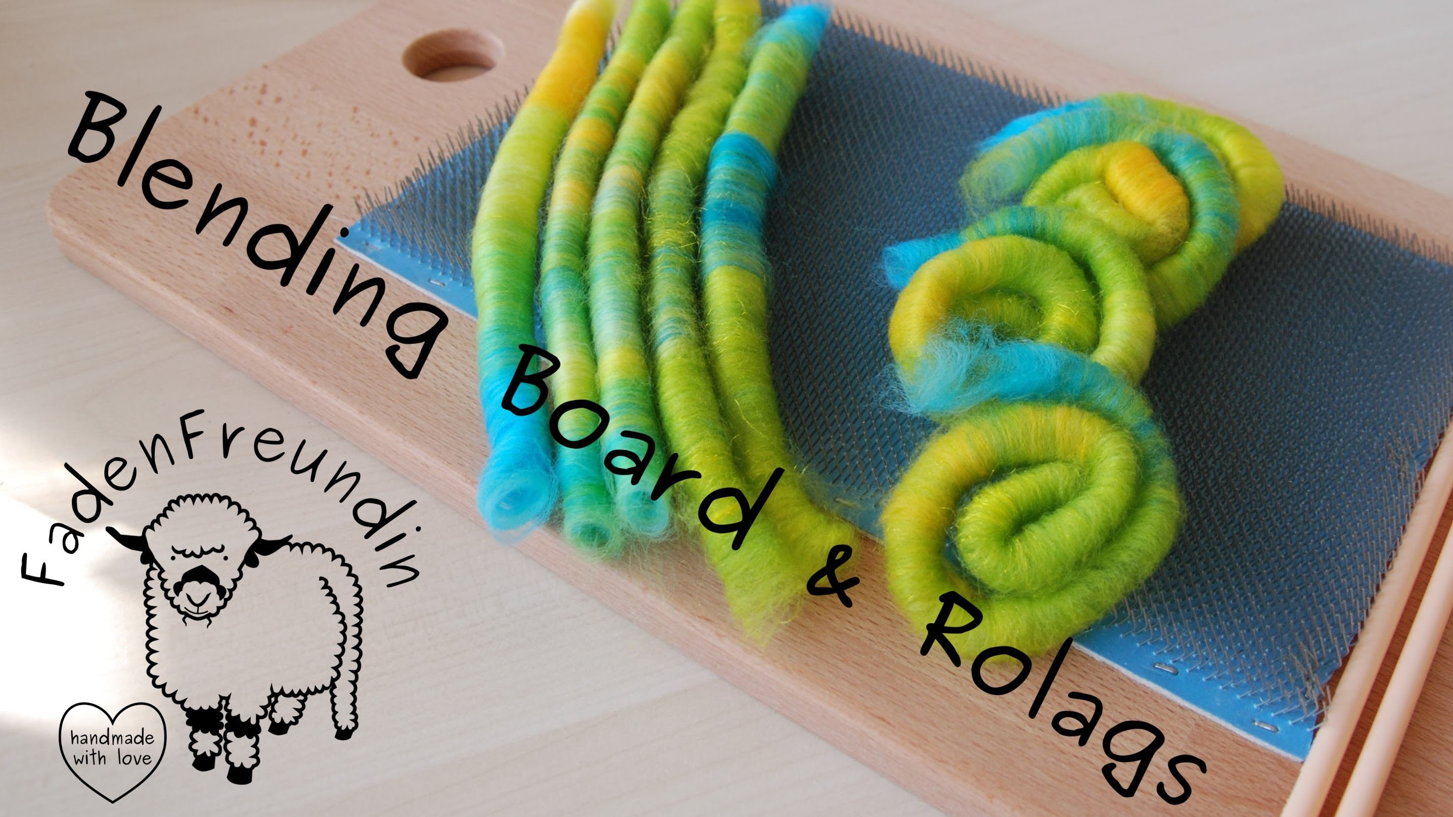 Kardierbrett - Blending Board DIY & Rolags herstellen (Wolle Spinnen)