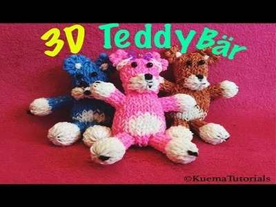 Rainbow Loom Teddy Bear 3D