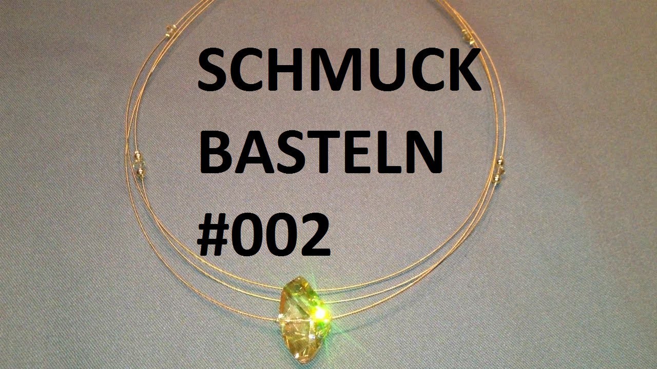 Schmuck selber basteln #002 - Collier mit Swarovski Perlen