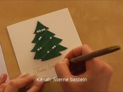 Weihnachtskarten basteln