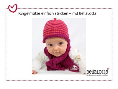 Babymütze einfach stricken - Mütze stricken für Anfänger