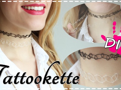 DIY - Tattookette | Choker Necklace | 90's Fashion!