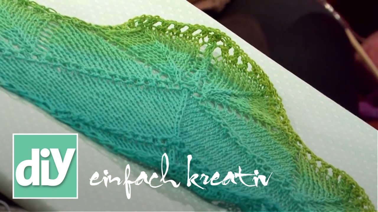 Gestricktes Lace-Tuch | DIY einfach kreativ