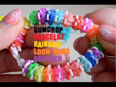 Gumdrop Bracelet Rainbow Loom Band Deutsch DIY
