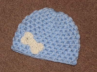 Haekeln einer Knochen-Applikation