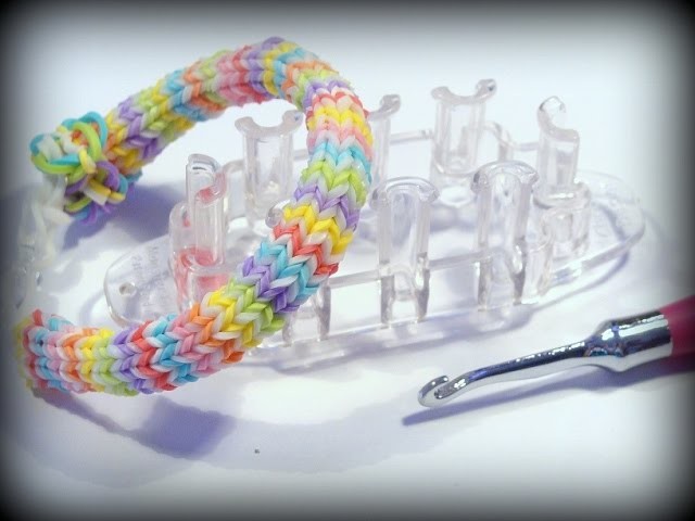 Hexafish Armband mit Monster Tail - Loom Bandz Anleitung deutsch, Hexafish Bracelet