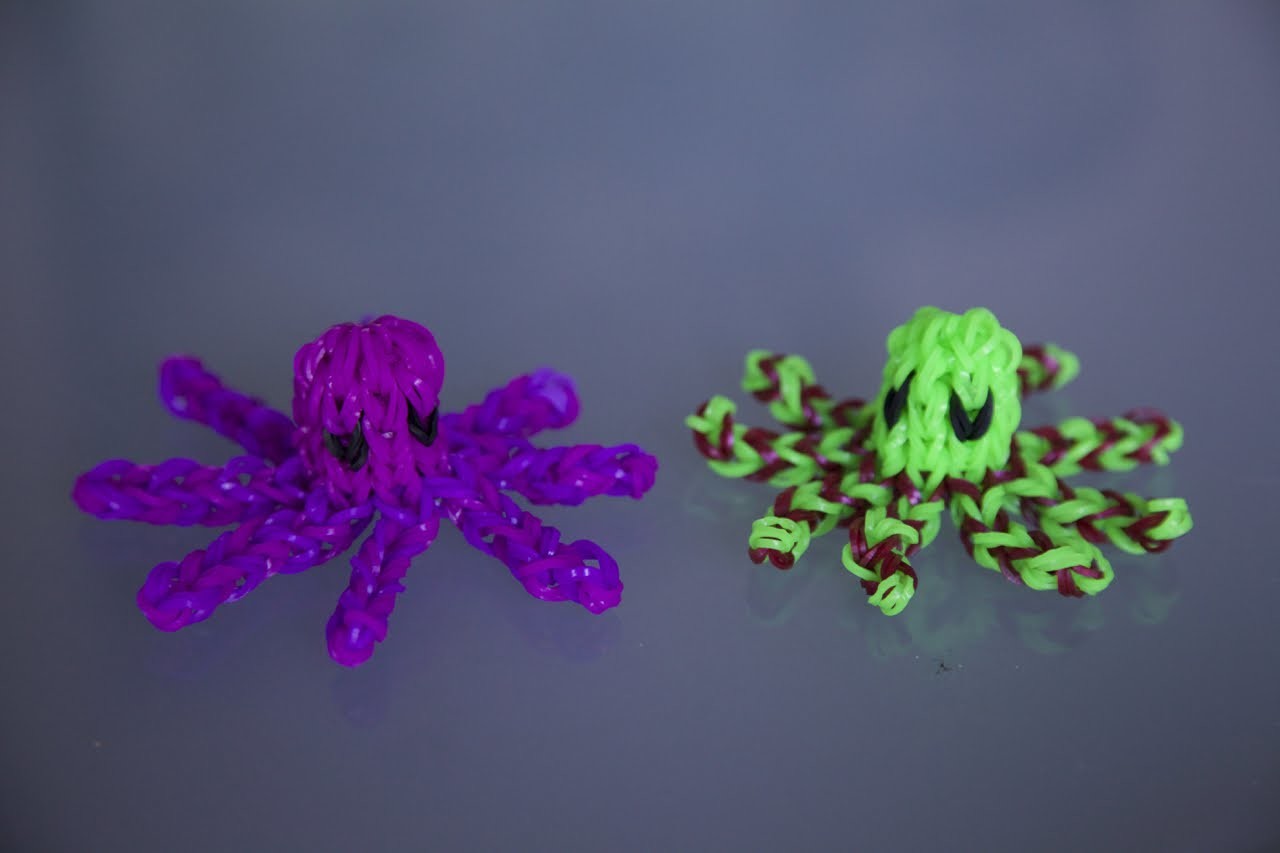 Rainbow Loom 3D - Octopus Deutsch