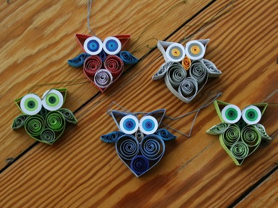 Quilling - Eule