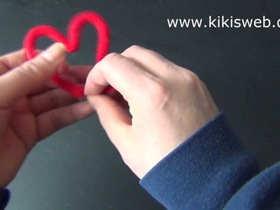 Basteln: Strickliesel Herz