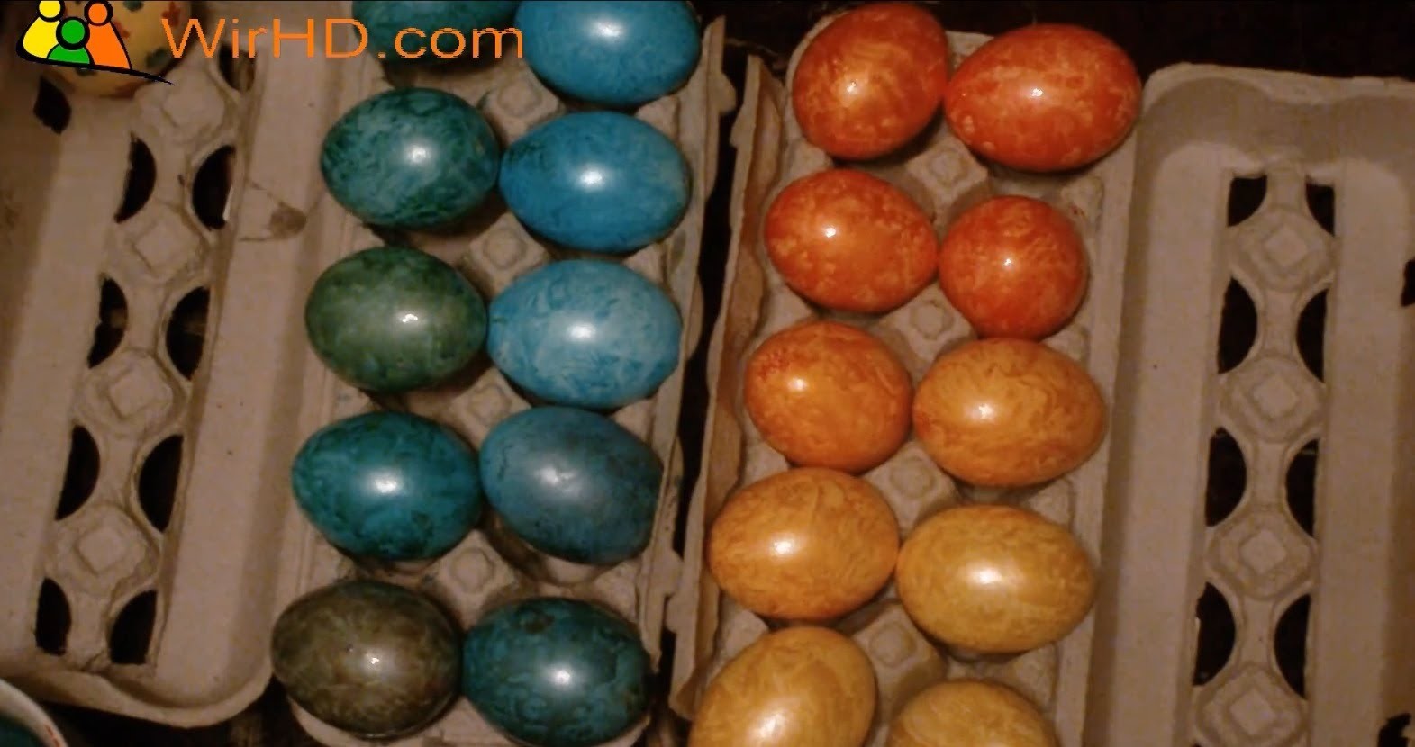 Basteln zu Ostern Eier Färben Eier Bemalen Eier anmalen Ostergeschenk