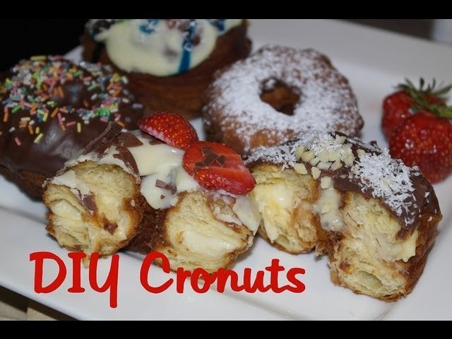 Cronuts Rezept -Wie backe ich Cronuts! DIY Cronuts! Cronuts Video Recipe ! Cronut Rezept