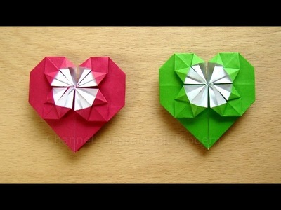 Herz basteln - Geschenk basteln -  Basteln Ideen DIY - Herzen falten