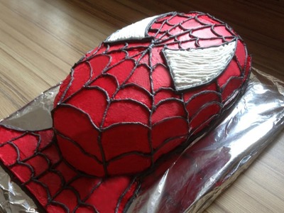 How to make a Spiderman Cake Spider-Man Torte selber machen Tutorial