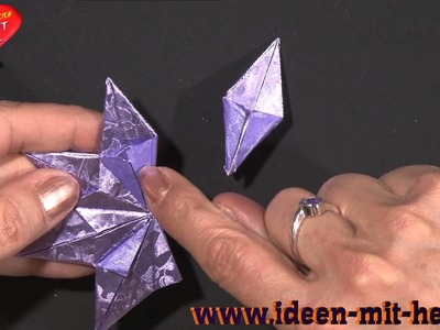 Ideen mit Herz - Origami Stern - Zierstern