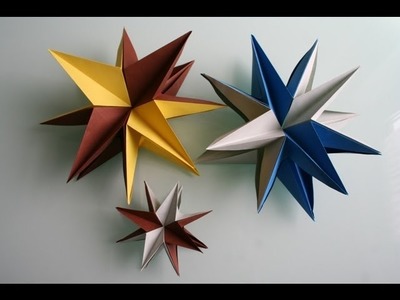 Origami 3D Stern star