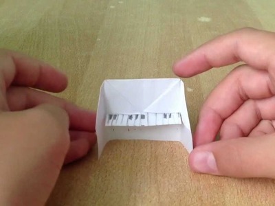 Origami Piano selber basteln - Papier Klavier falten