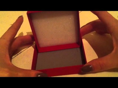 Schmuckkästchen basteln - Ohrringe aufbewahren