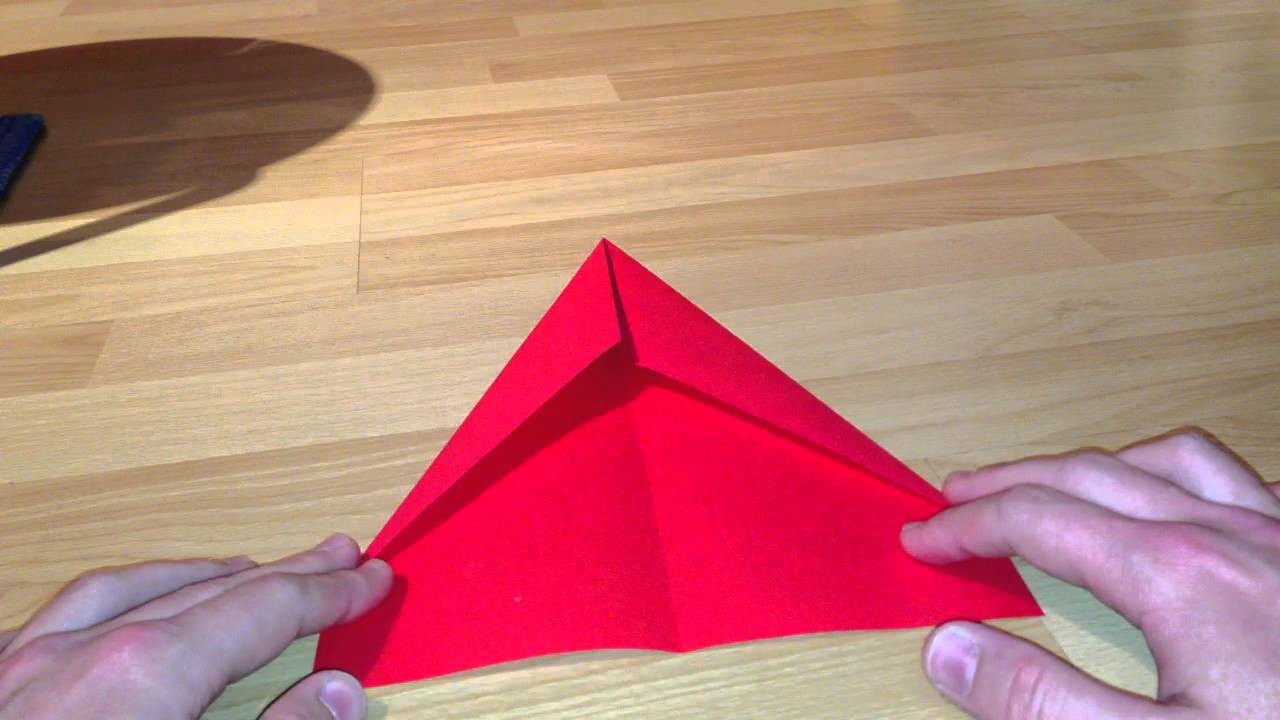 Tutorial: Papierflieger bauen. Papierflieger falten. Papierflieger basteln
