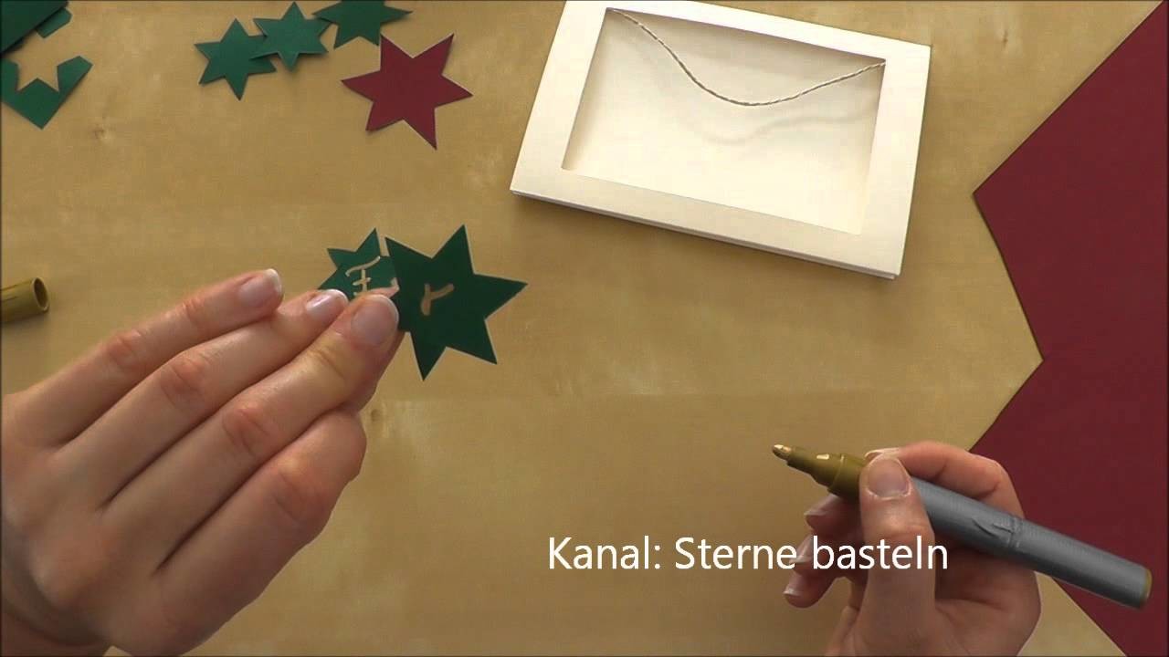 Weihnachtskarten basteln - Weihnachtsgeschenke selber machen