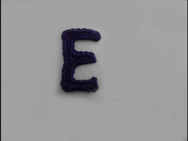 ABC Häkel-Buchstaben E