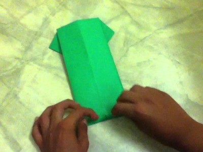 Basteln Anleitung: Hemd aus Papier falten - Hemd aus Origami falten