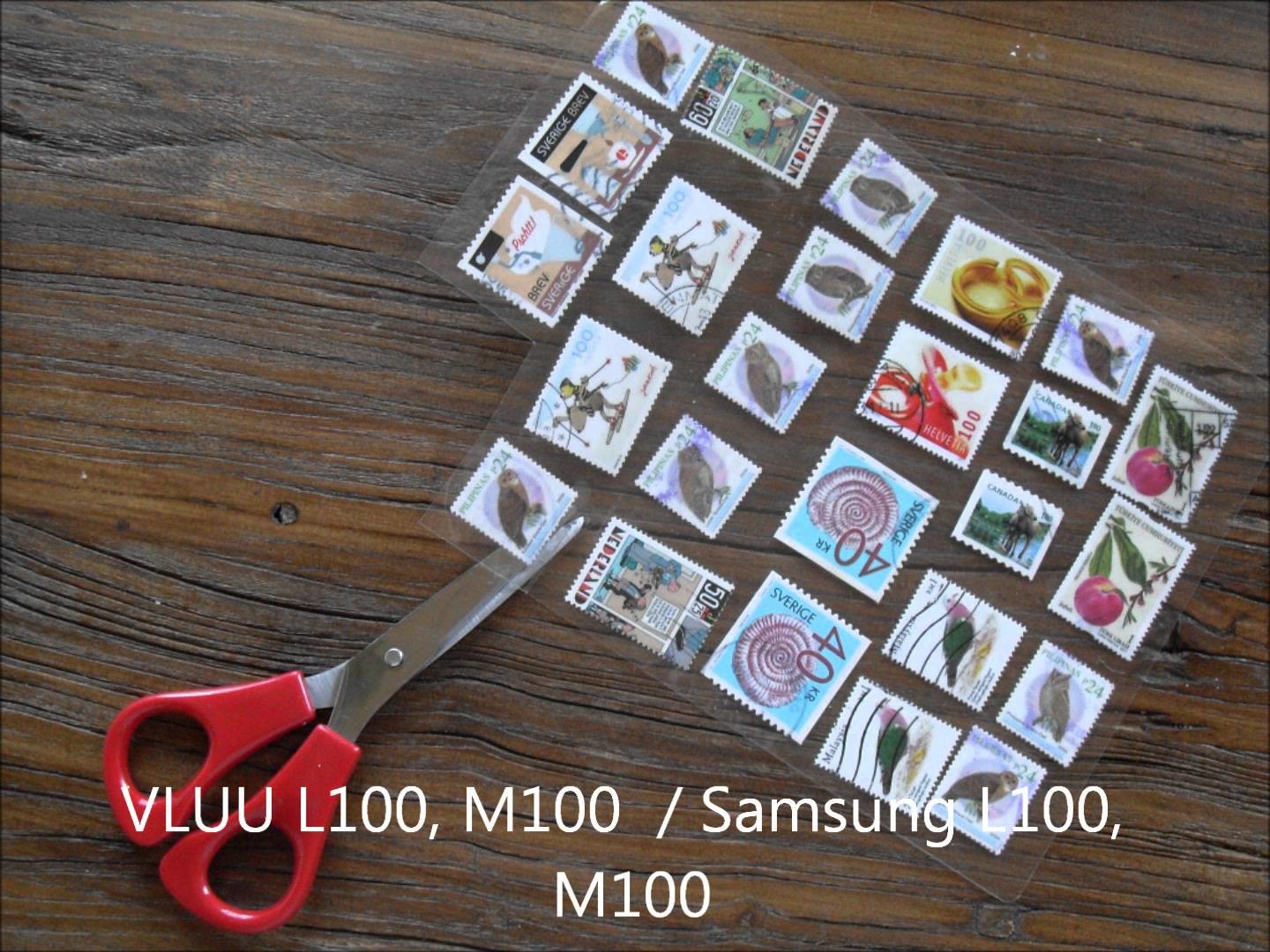 DIY Ohrring aus Briefmarke basteln
